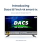 DACS Crystal Premium 55 inch Ultra HD (4K) LED Smart WebOS TV 2024 Edition with 30W Dolby Audio & Magic Voice Remote