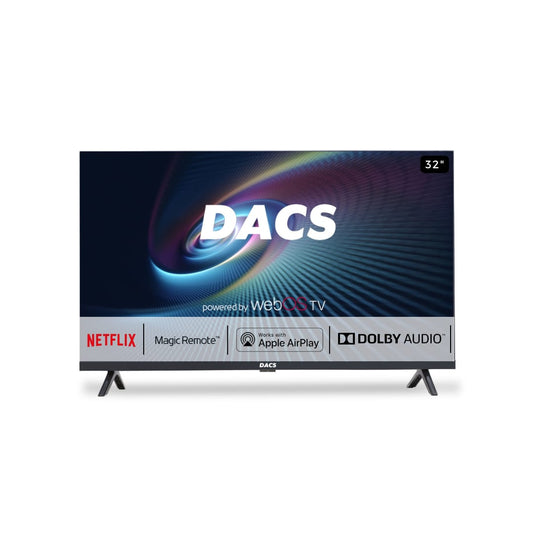 DACS Crystal Premium 32 inch Smart WebOS TV 2024 Edition with 30W Dolby Audio & 1.5 GB RAM