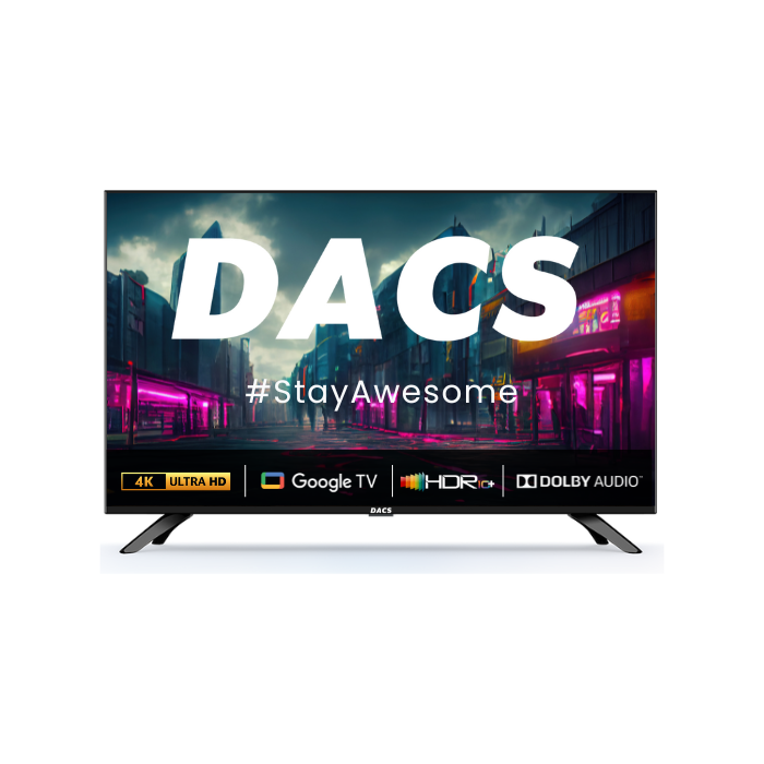 DACS Ultra Premium 109 cm (43 inches) 4K Ultra HD Google TV  (Black)(A Series)