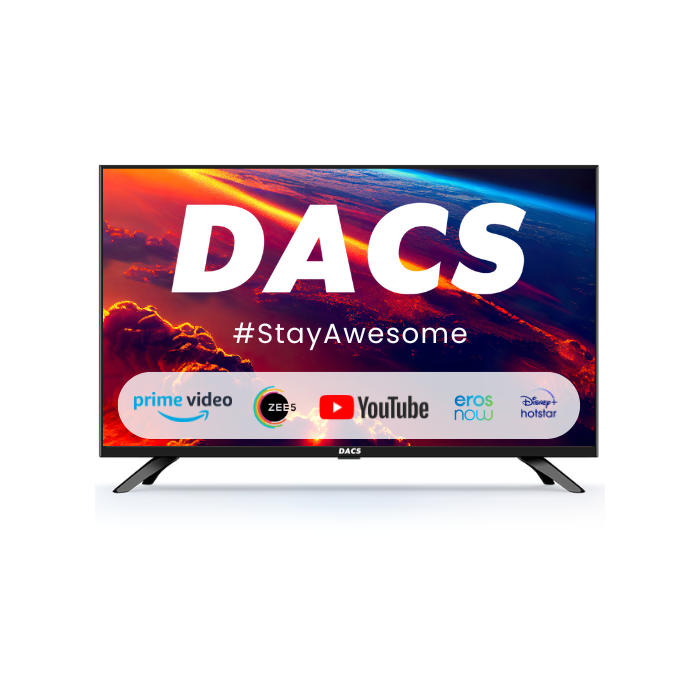 Dacs Ultra Premium (32 inch) HD Ready LED Smart Coolita TV with 20W Dolby Audio (2024)